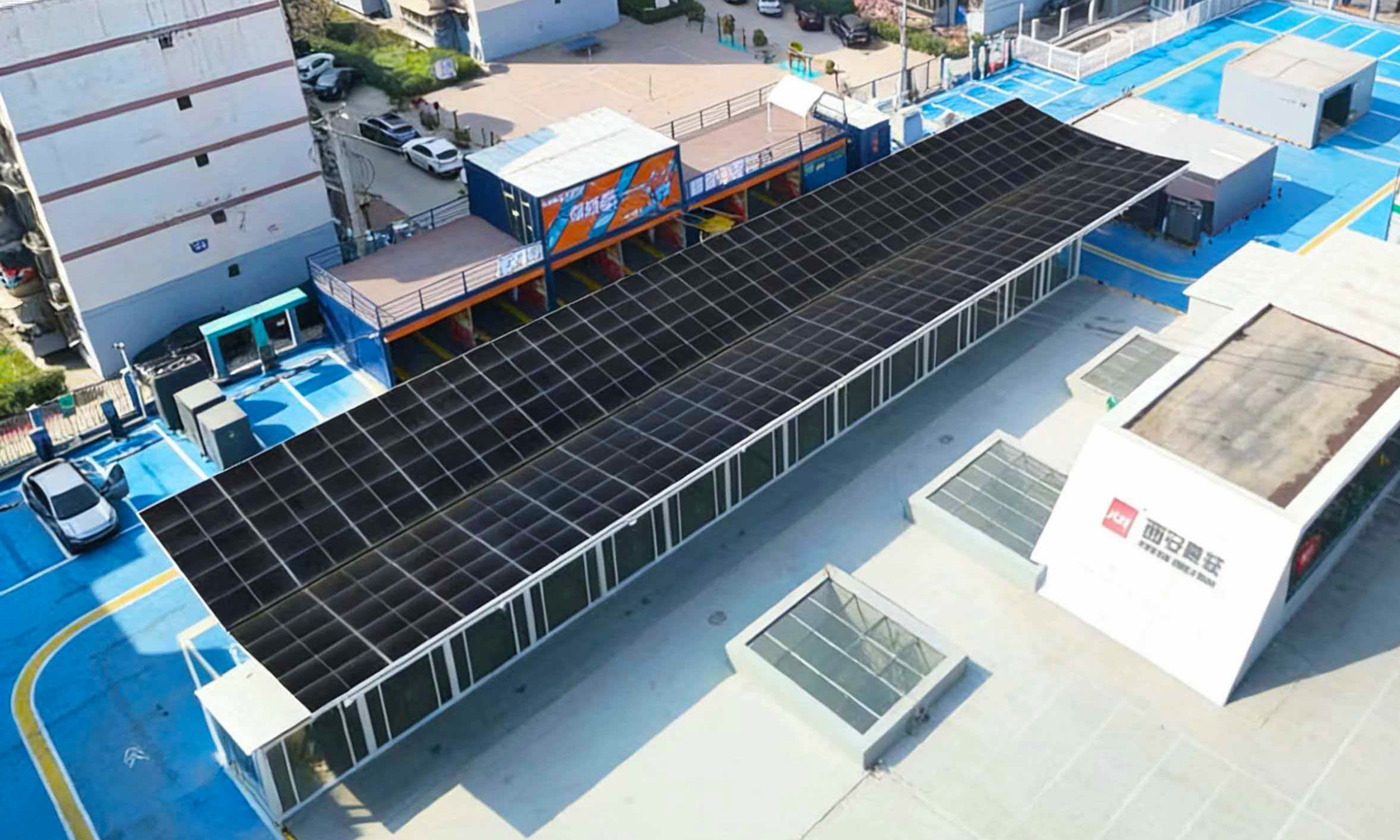 西安白家口地铁站分布式光伏工程